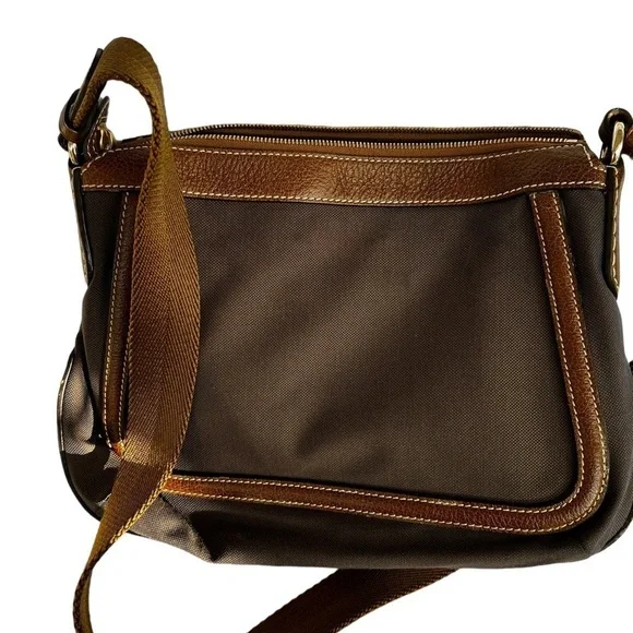 Grey Canvas and Leather Celine - Picture 5 of 8